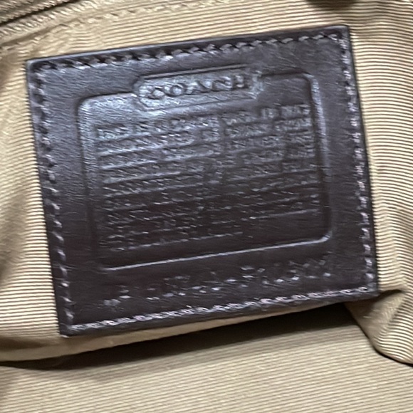 Dark brown, used, medium size Coach purse. Used but very good condition. - Picture 3 of 3